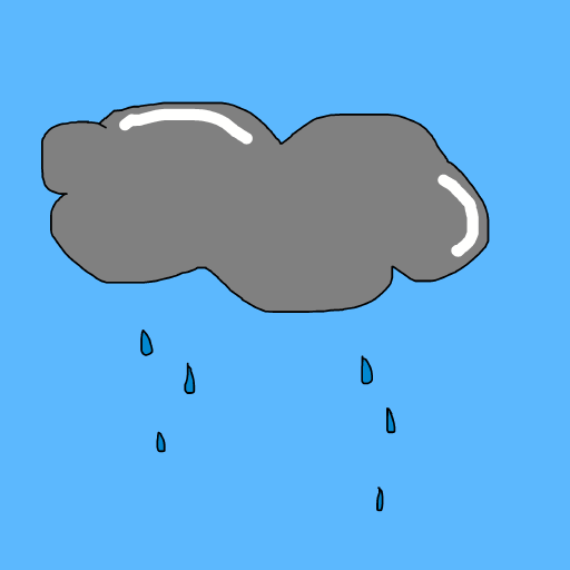 Raindrop drawing by krissywissy