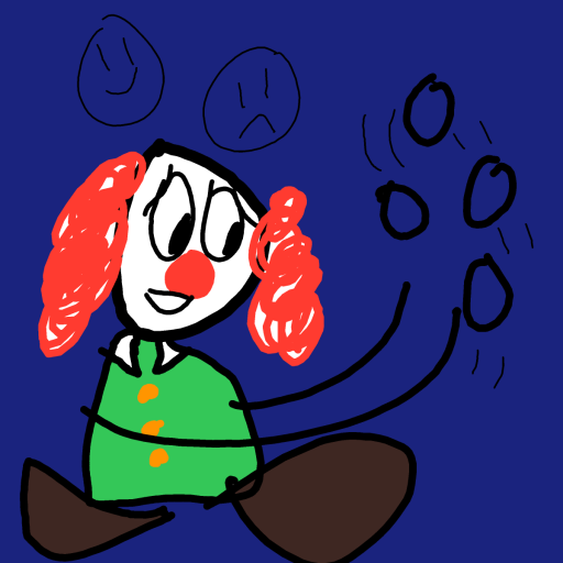 Clown drawing by ismael