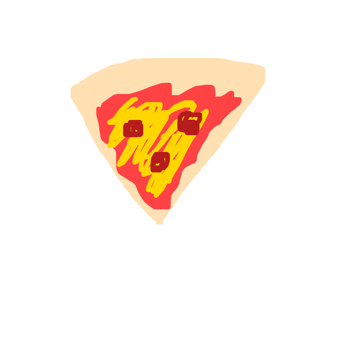 Pizza drawing by babitheartist
