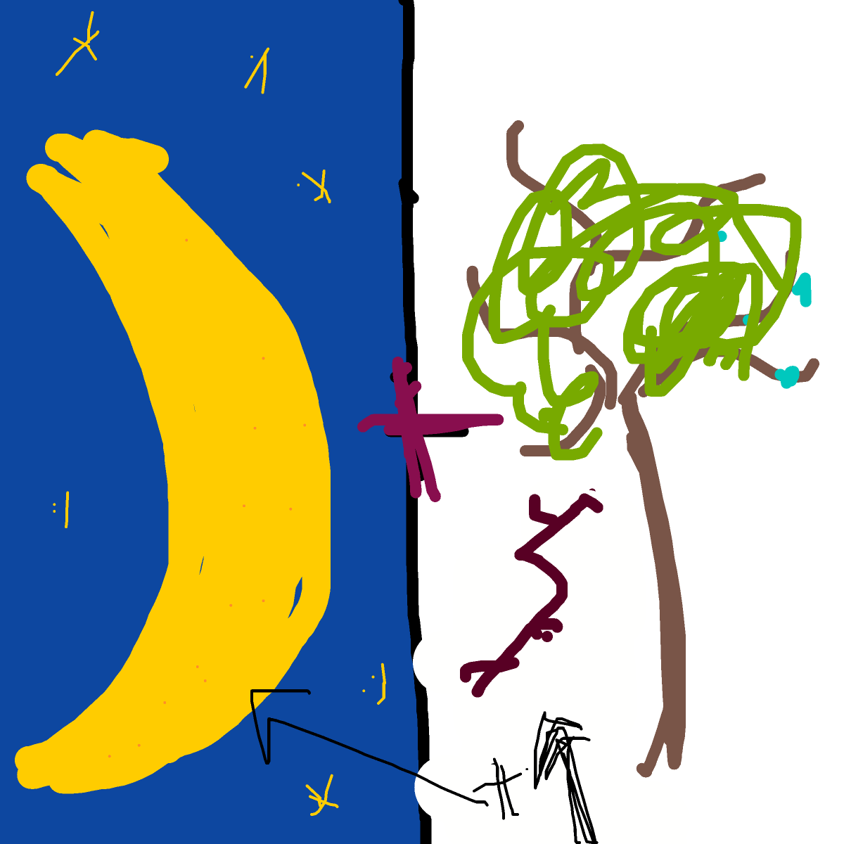 Moon Stick drawing by fire-quick-wheel
