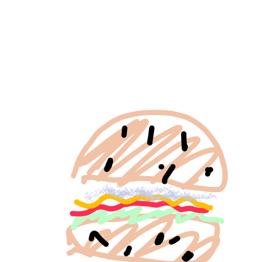 Burger drawing by lead-near-data