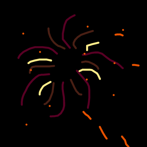 Firework drawing by countnicula