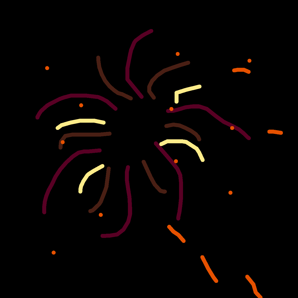 Firework drawing by countnicula