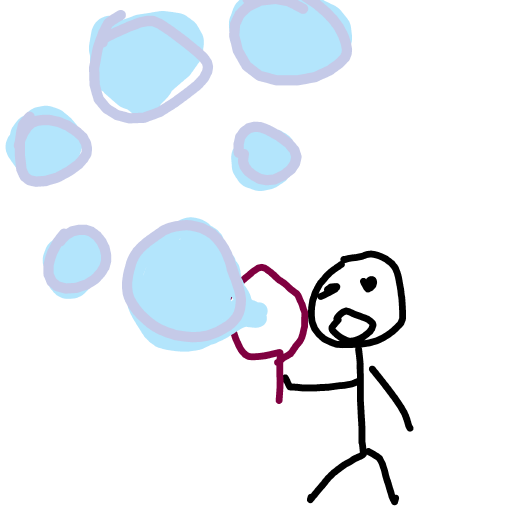 Bubbles drawing by snow-hyper-camp