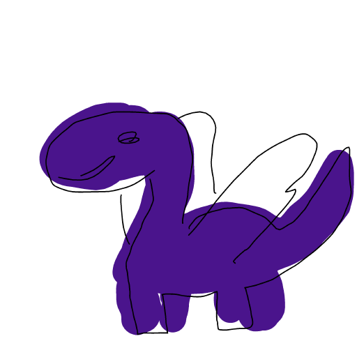 Dragon drawing by Fejlkode