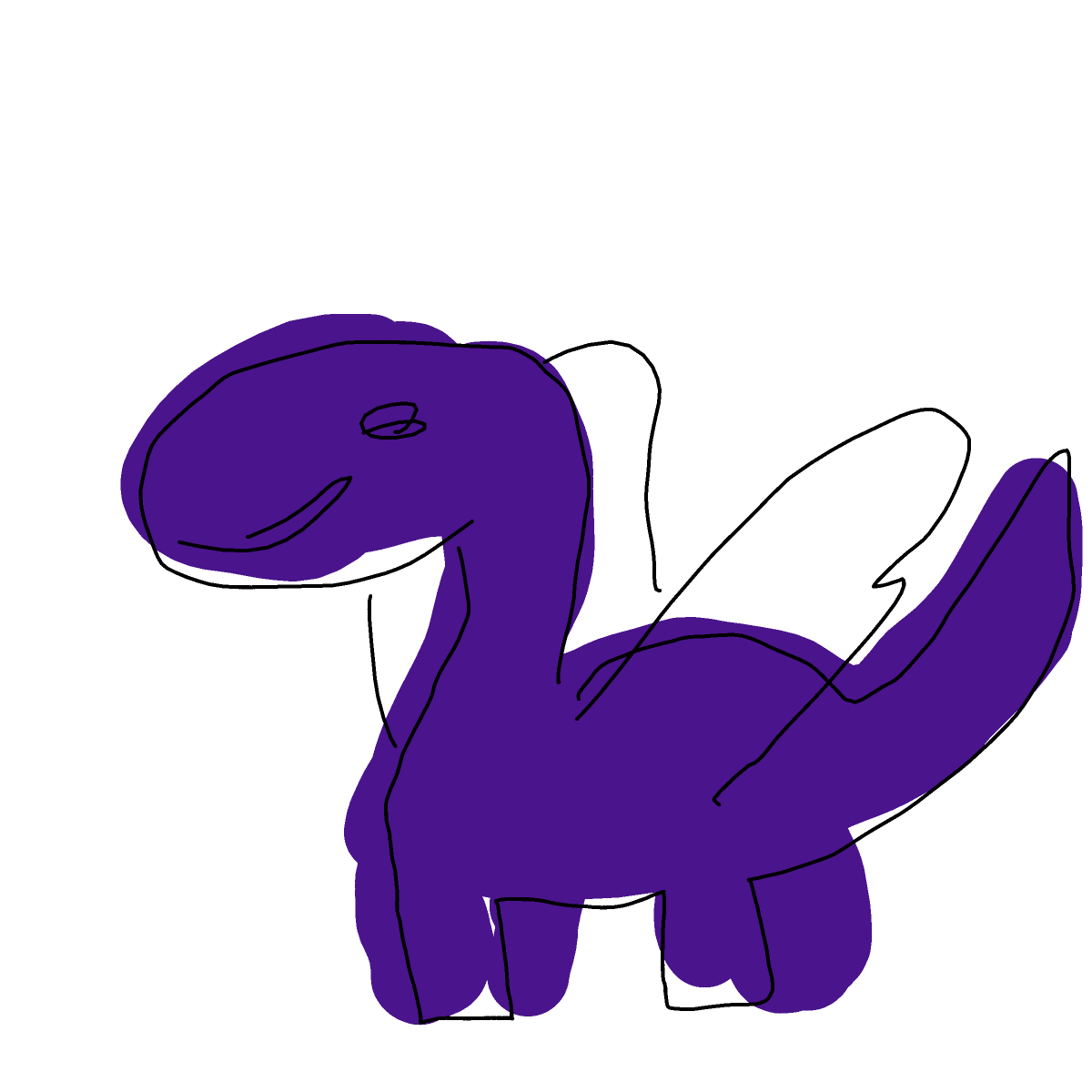 Dragon drawing by Fejlkode