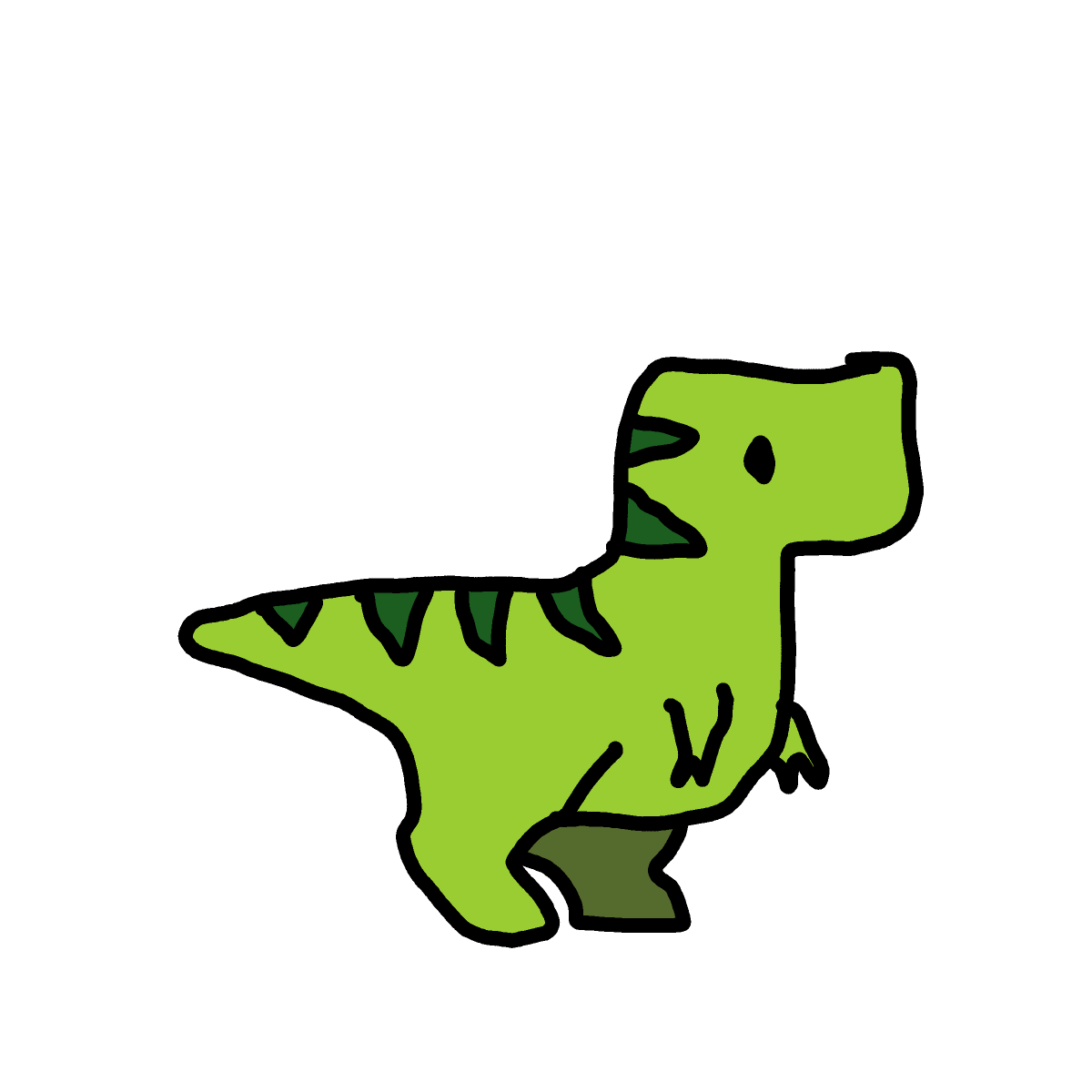 T-Rex drawing by Guardianoflives