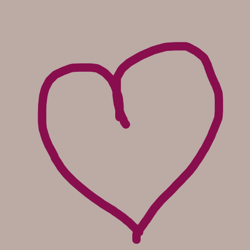 Heart drawing by misha