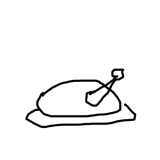 Turkey drawing by ria-ria-ria