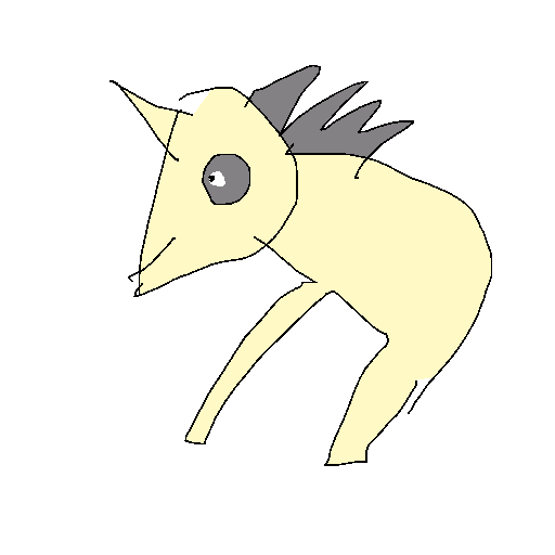 Unicorn drawing by holy-swift-might