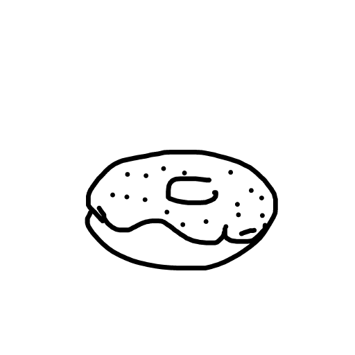 Donut drawing by lili
