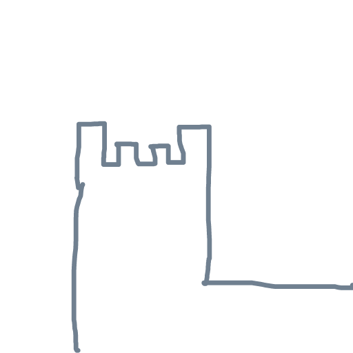 Castle drawing by bia