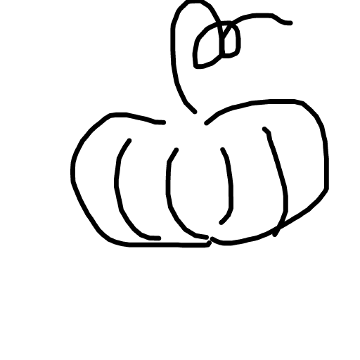 Pumpkin drawing by cyber-pink-genius