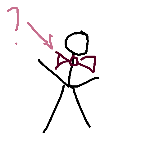 Bowtie drawing by grou
