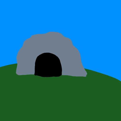 Cave drawing by harryw