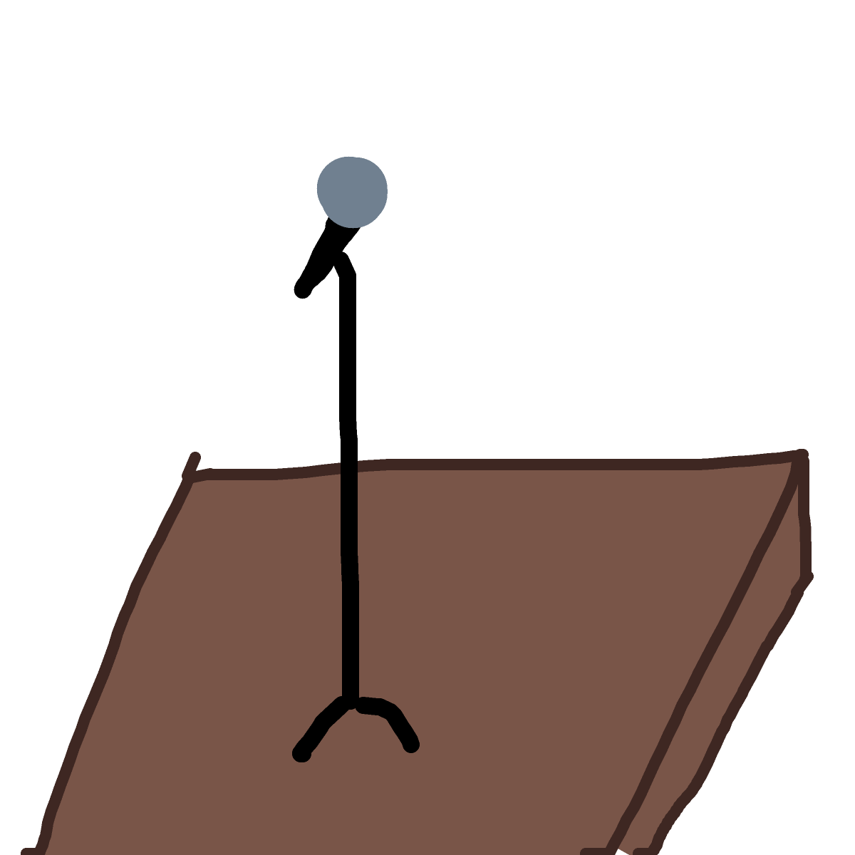 Stage drawing by bia