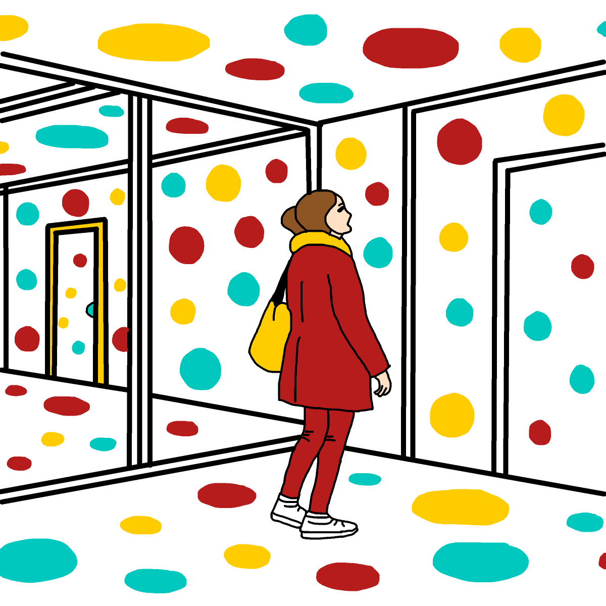 Hall of Mirrors drawing by monthra