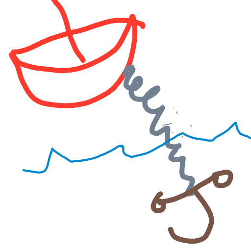 Anchor drawing by coal-mild-peace