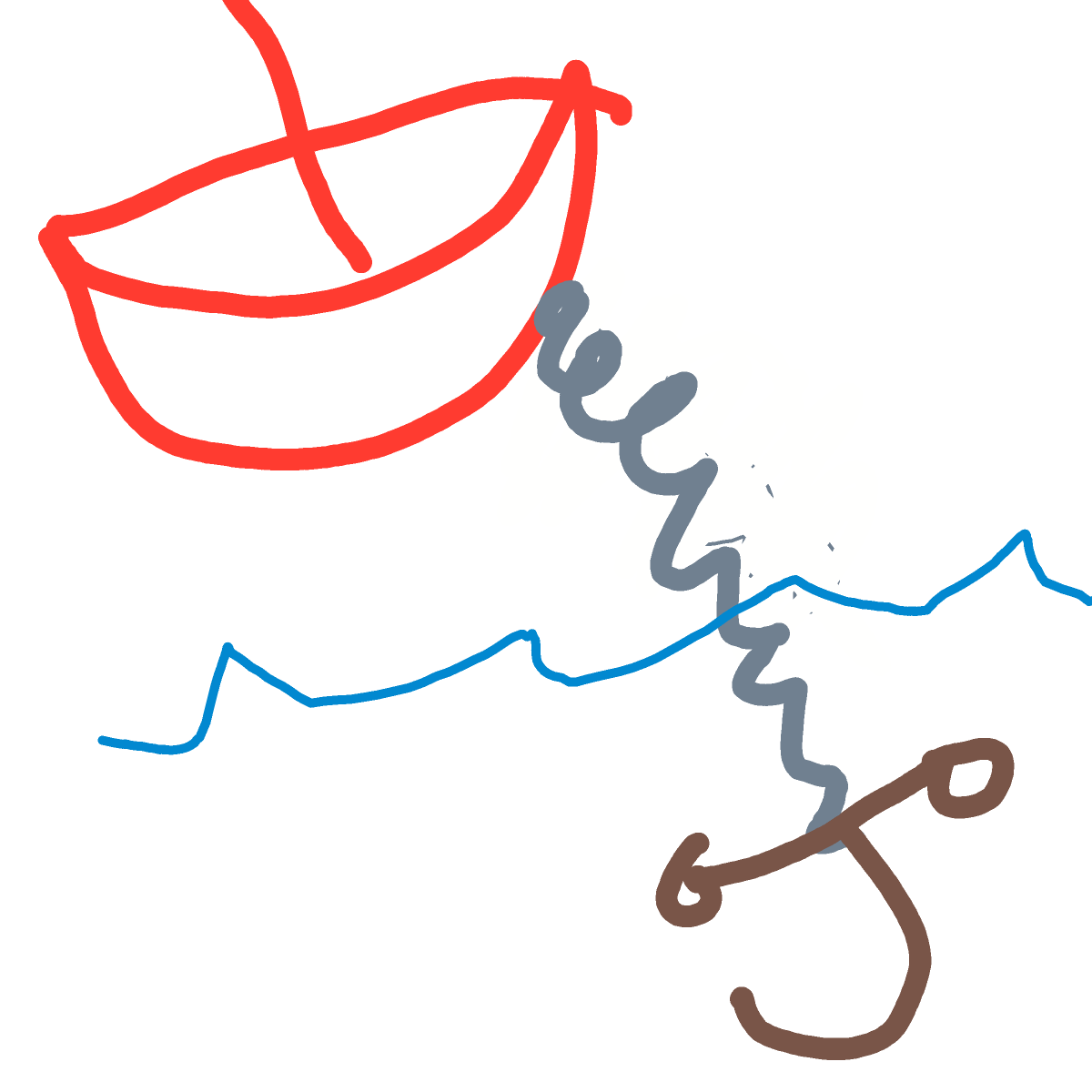 Anchor drawing by coal-mild-peace