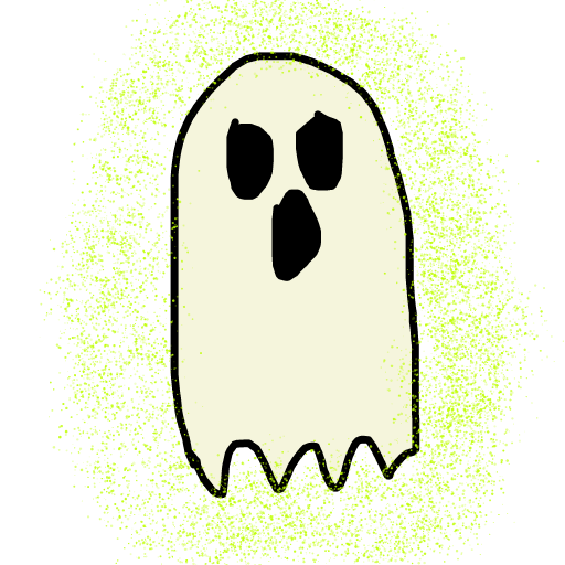 Ghost drawing by spleenonlean