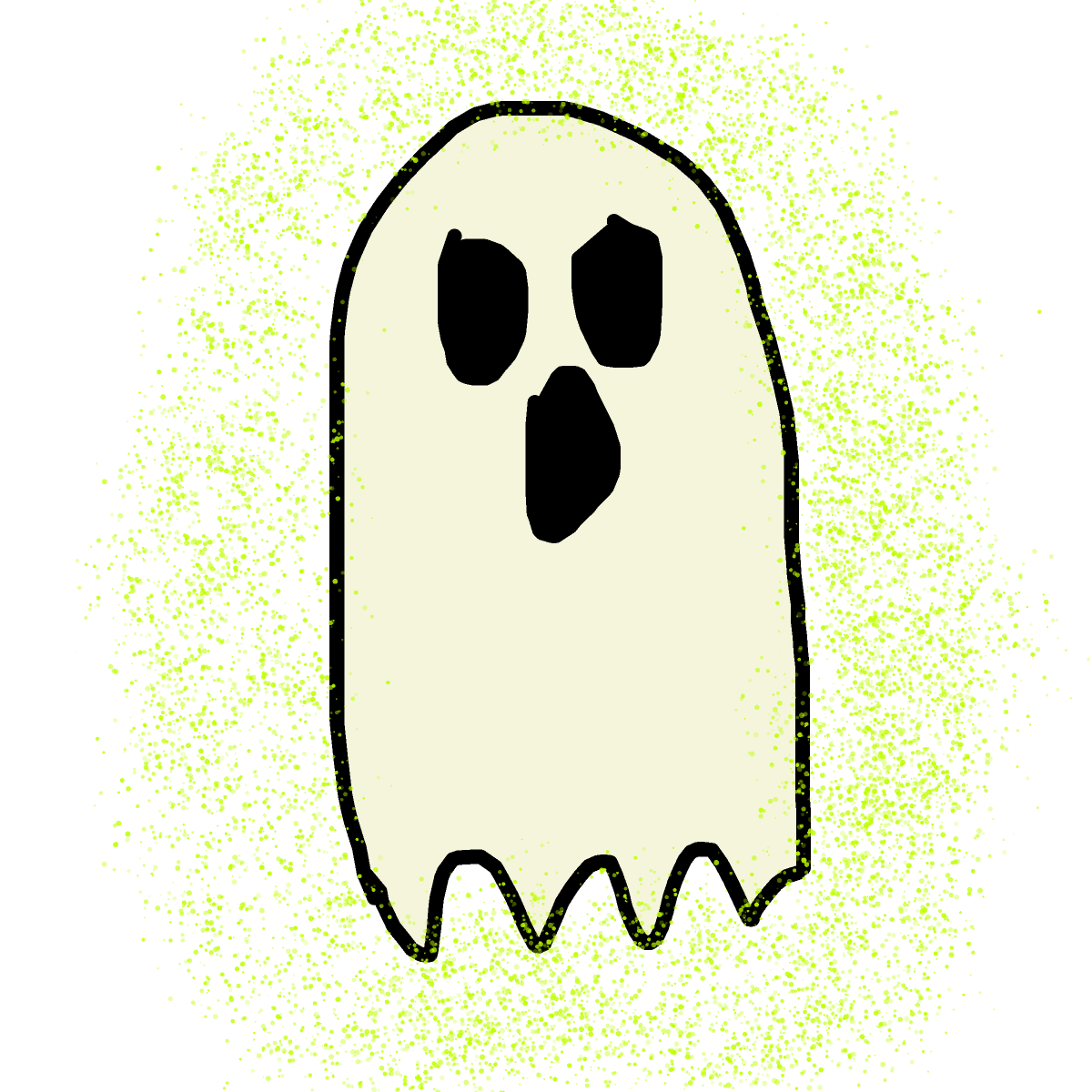 Ghost drawing by spleenonlean