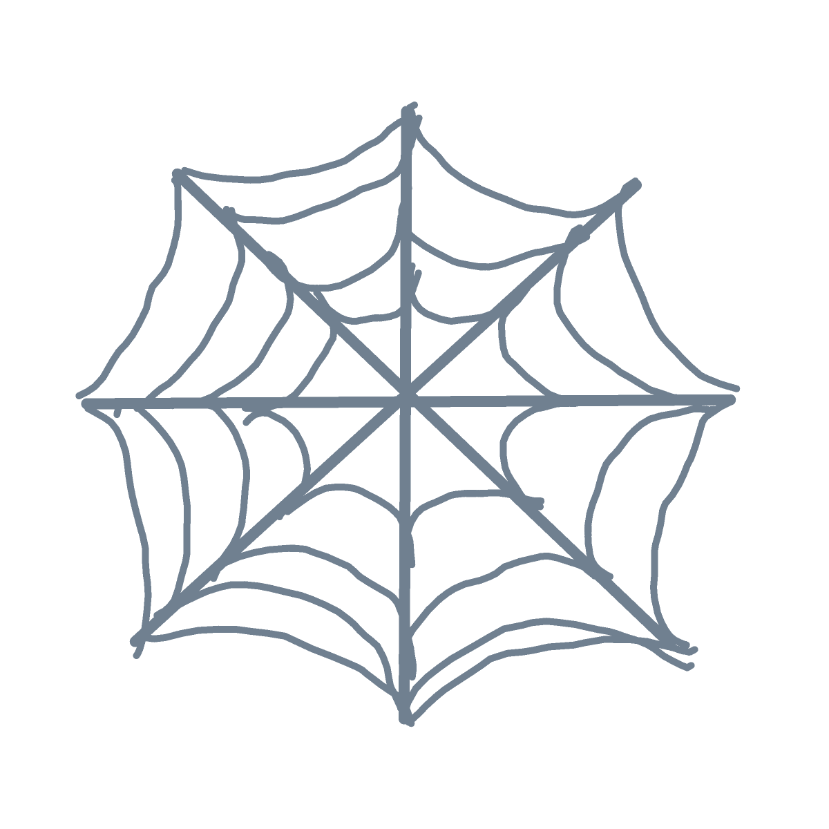 Spider Web drawing by j4z