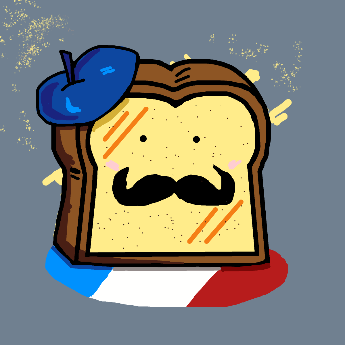 French Toast drawing by misty gris