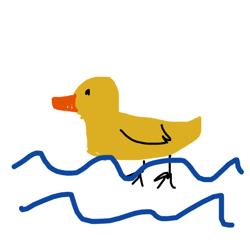 Duck drawing by izball
