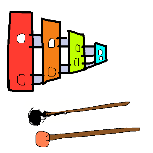 Xylophone drawing by mikestam195
