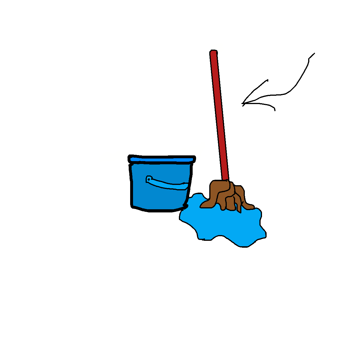Mop drawing by kyle
