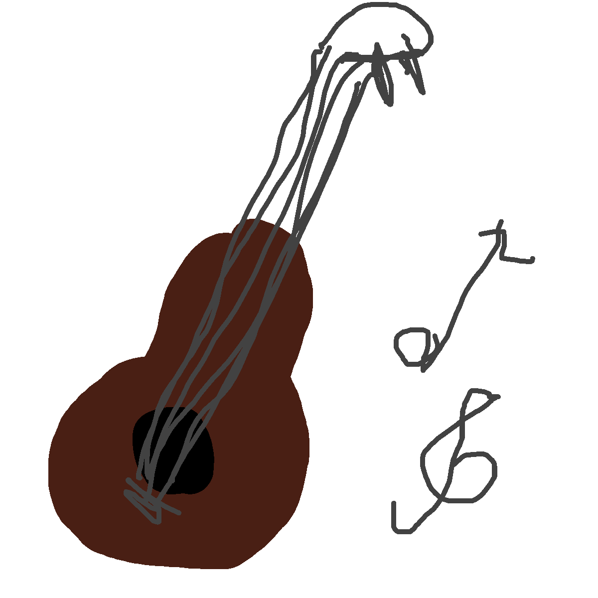 Guitar drawing by grand-bold-peak