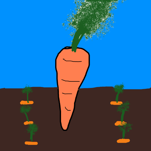 Carrot drawing by cyan-star-wave