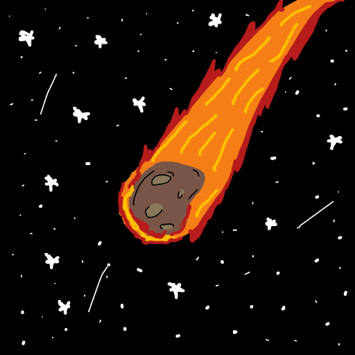 Comet drawing by godor