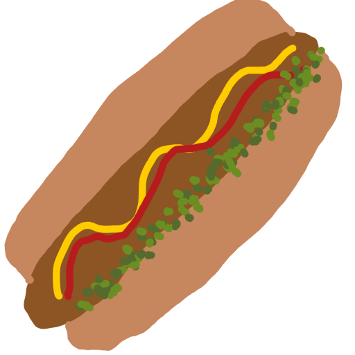Hot Dog drawing by SodaNight