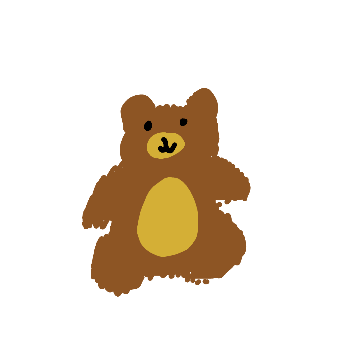 Teddy Bear drawing by wind-mega-guru