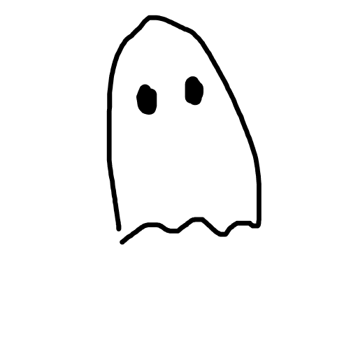 Ghost drawing by brass-sage-way