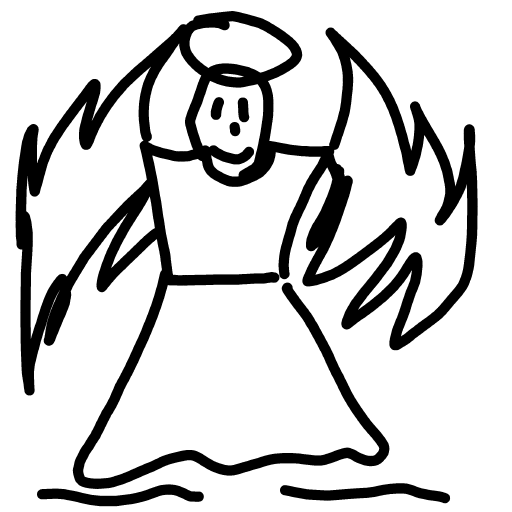 Angel drawing by sonic-bold-major