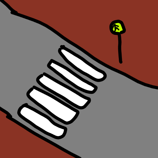 Crosswalk drawing by sonic-bold-major