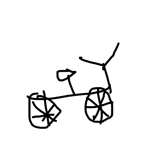 Bicycle drawing by val