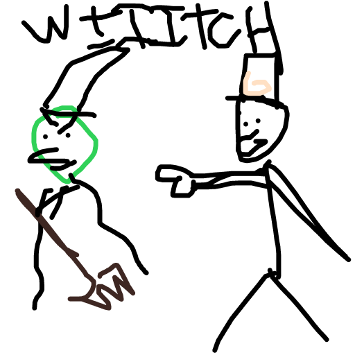Witch drawing by selecta