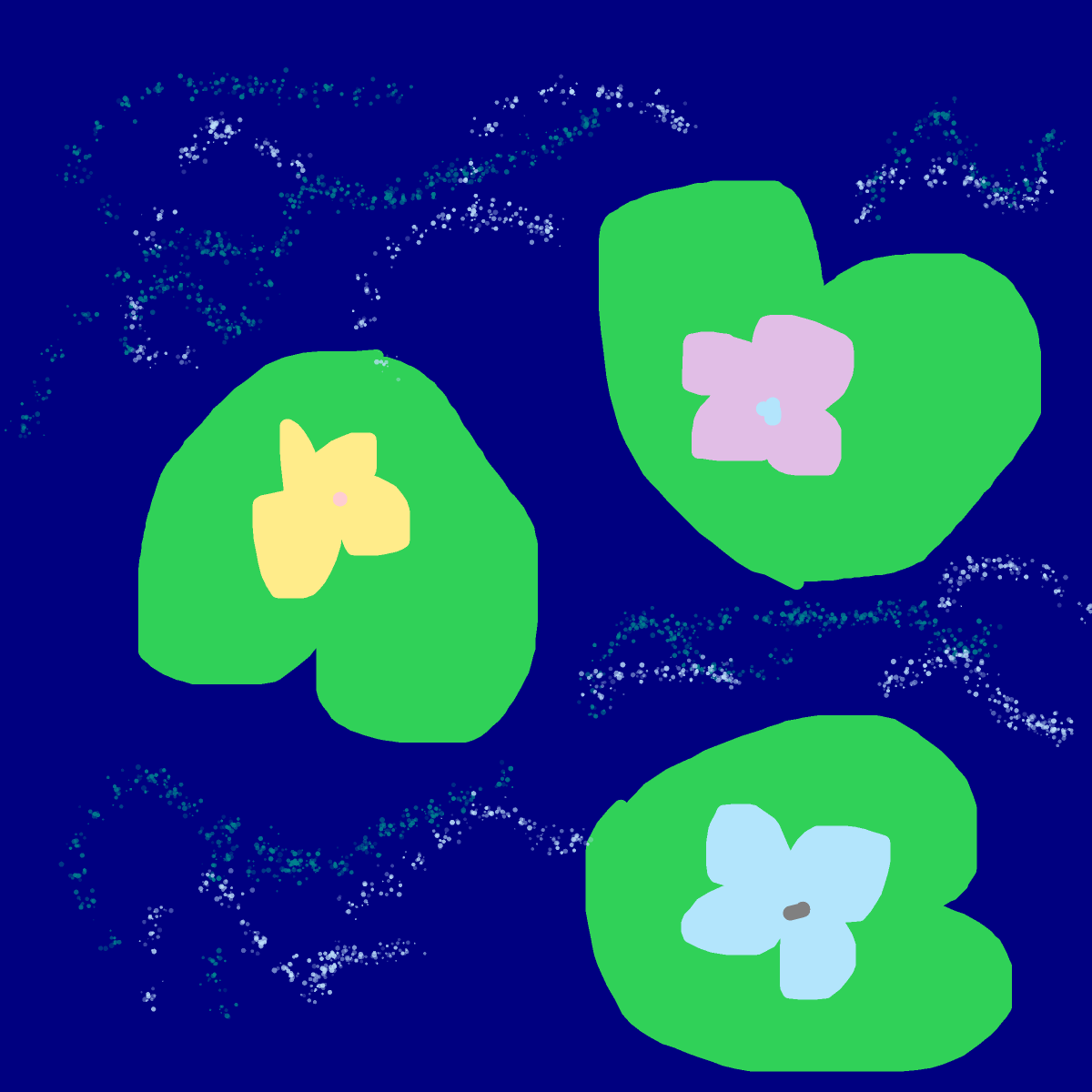 Lily Pad drawing by tirza