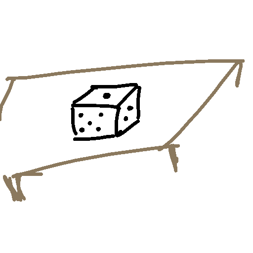 Dice drawing by amber-graph-hammer