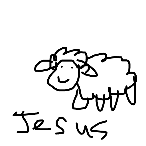 Lamb drawing by kboyce