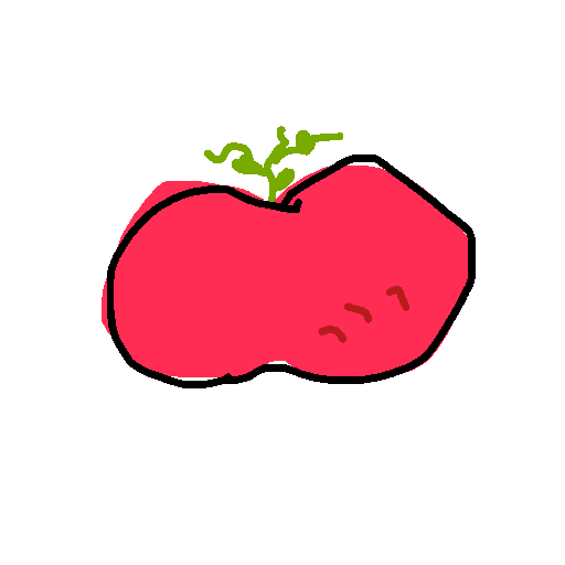 Tomato drawing by color-olive-web