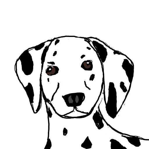 Dalmatian drawing by manders