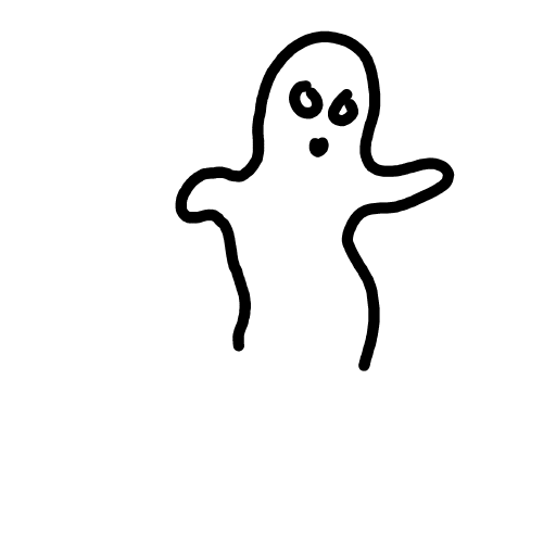 Ghost drawing by mega-color-bard