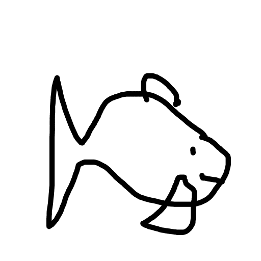 Fish drawing by aqua-hyper-doodler