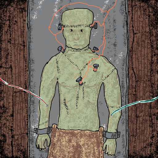 Frankenstein drawing by godor