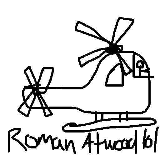 Helicopter drawing by mikestam195