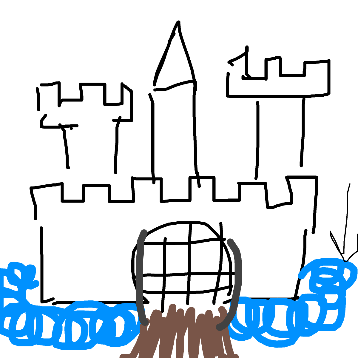 Moat drawing by rare-dark-spire